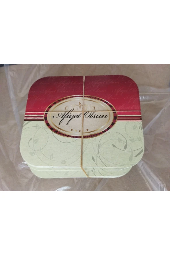 Mert Ambalaj 250 Ve 350 Gr Lık Alüminyum Kase Kapağı 100 Adet - 2