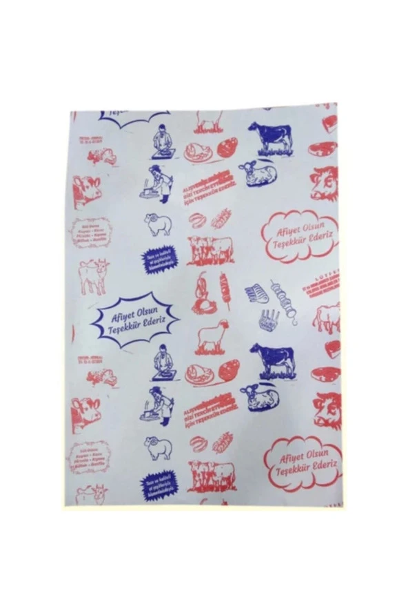 Kese Kağıçım 80 gr Lamineli Kasap Kağıdı 35x50 5 Kg