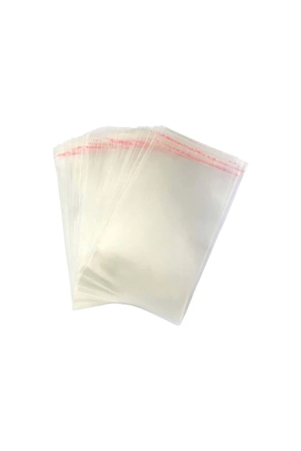 Şeffaf Bantlı Jelatin 11 cm X 20 cm 100 Adet