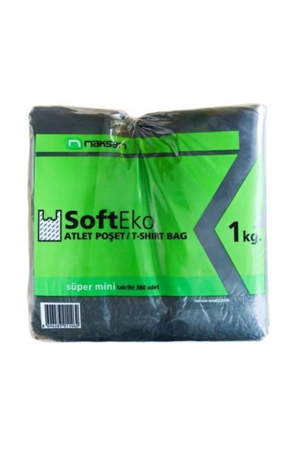 Naksan Siyah Atlet Poşet Mini Boy 5 Kg