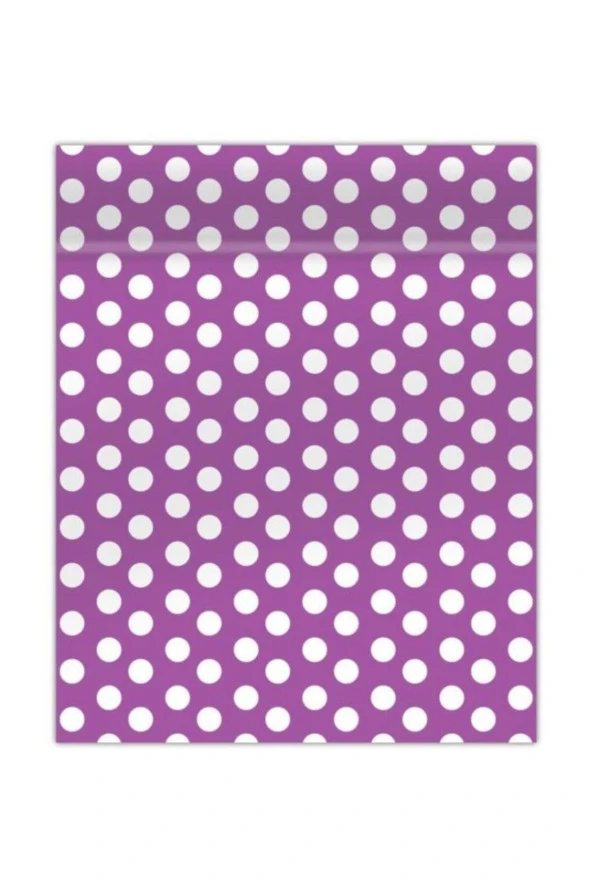 Hediye Paketi 30x40 Cm Mor Puantiyeli - 25li
