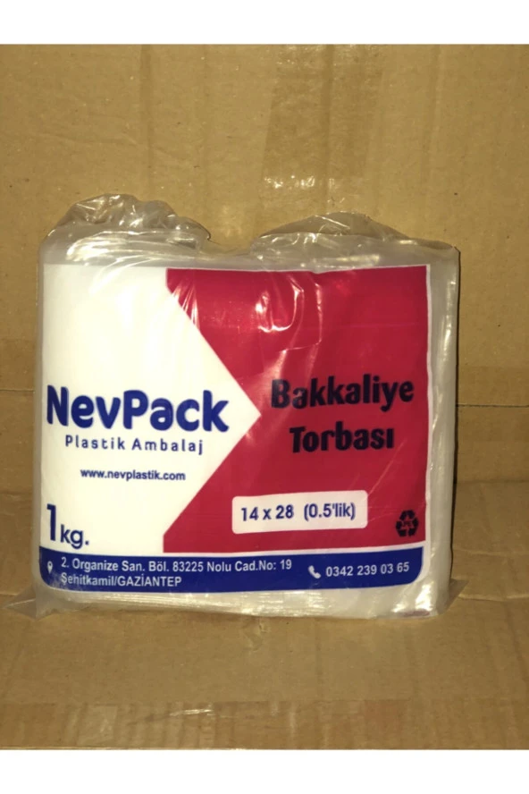 Naylon Torba 0.5 Lik 1 Kg Ebat 14x28