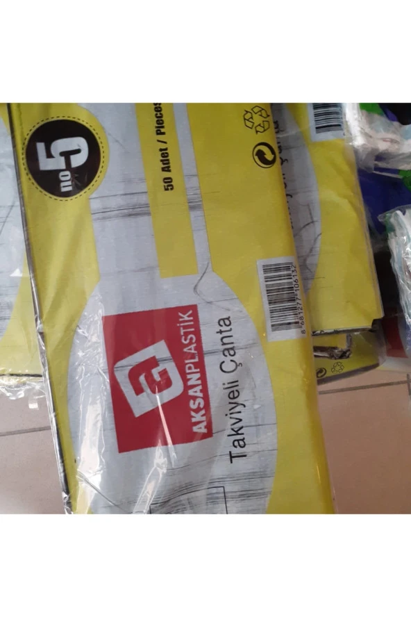 Mağaza Poşeti 50+60 250 Adet 5 Paket. - 2