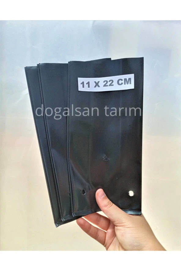 Fidan Poşeti 11x22 Cm 2 Kg 240 Adet Fidan Torbası Fide Poşeti Fide Torbası Fide Tüpü Fide Yetiştir