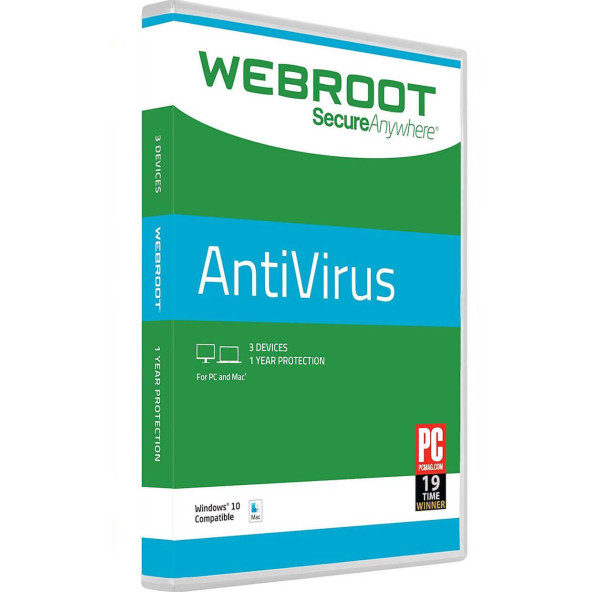 Webroot Secure Internet Security (3 PC, 1 Yıl)