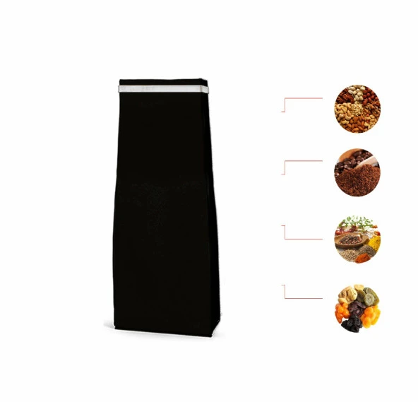 Siyah Kraft Alüminyum Yan Körüklü Torba 9,5x20+2,5 Cm 250 Gr 100 Adet