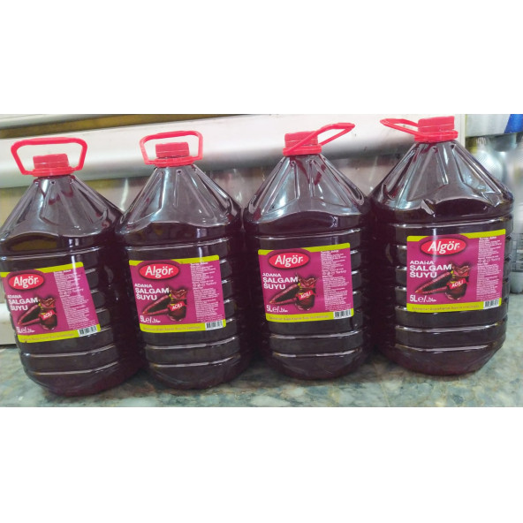 ALGÖR Şalgam Suyu 5 L Acılı  4X5L KOLİ - 2