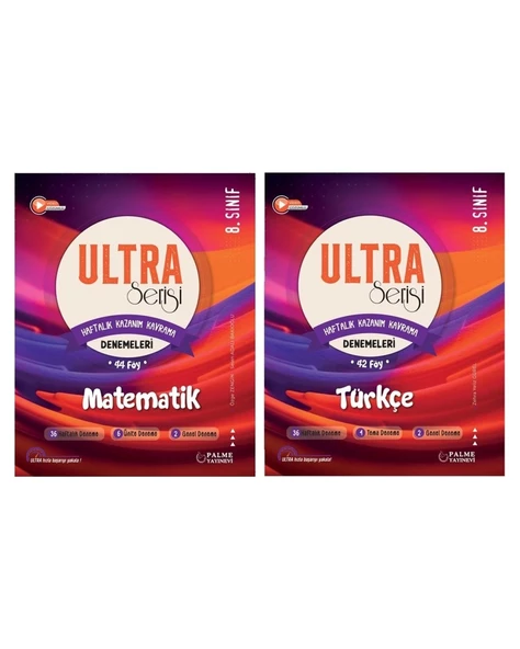 LGS 8.Sınıf Ultra Serisi Matematik ve Türkçe Denemeleri