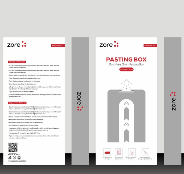 Vendas Oppo Reno 3 Zore Kolay Uygulama Aparatlı Easy Body Ekran Koruyucu - 2