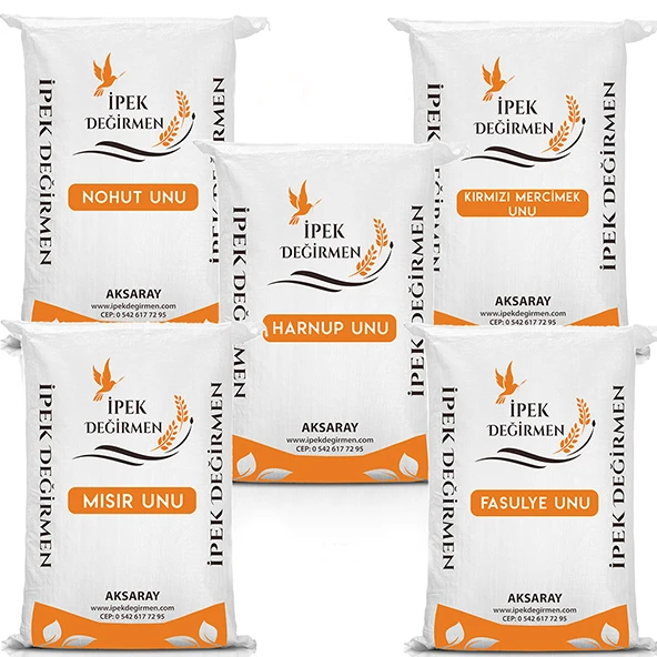 İpek Değirmen 5 Çeşit Glutensiz Un Paketi Çölyak Diyetine Uygun 5 Kg