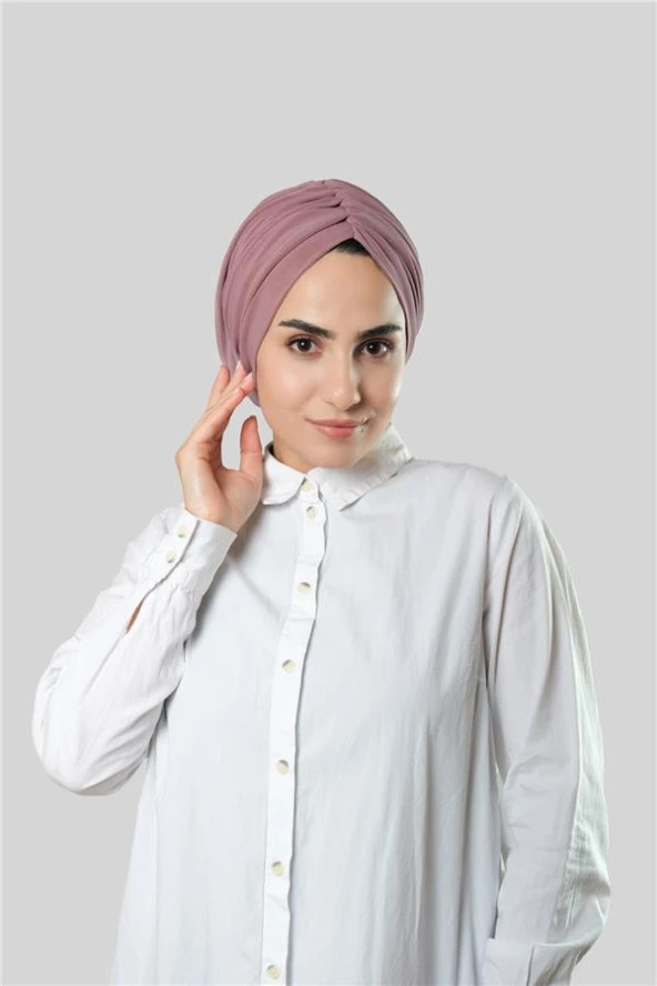 Violet Drapeli Salaş Tesettür Bone Sandy Büzgülü 2315_21