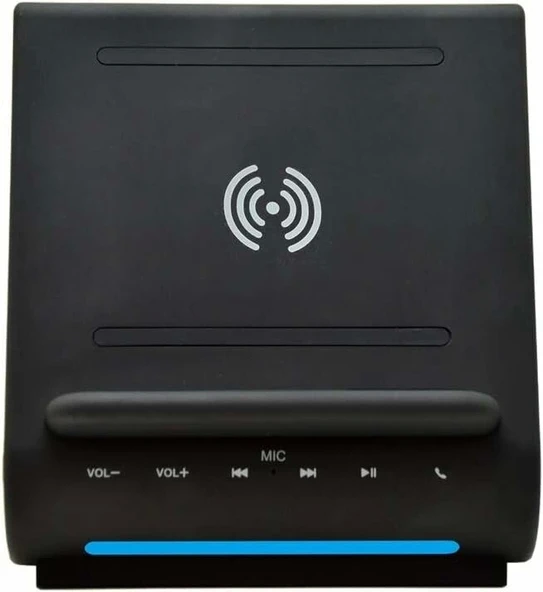 Azpen Hızlı Şarjlı Kablosuz Şarj Cihazı, Bluetooth Premium Hoparlörler - 3