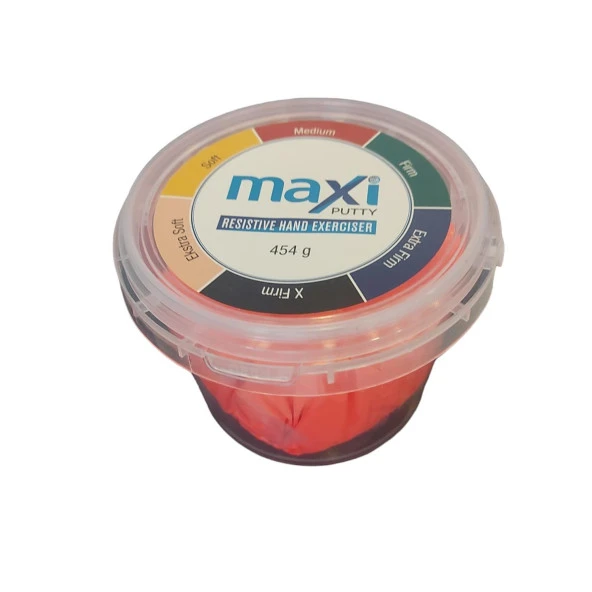 Maxi Putty El Egzersiz Hamuru 454 gr Kırmızı Renk ( hafif)