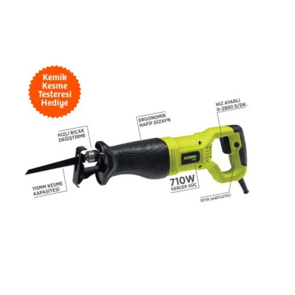 Rtrmax RTH906 Tilki Kuyruğu Kemik Kesme Makinesi 700W+Kemik Bıçak - 2