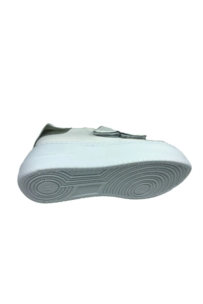 OrtopedikAL Womenly Style 2001 beyaz Cırtlı Kadın Sneaker Spor Ayakkabı - 6