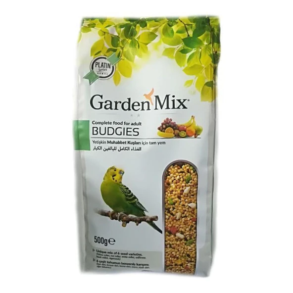 Gardenmix Platin Meyveli Muhabbet Kuş Yemi 500g