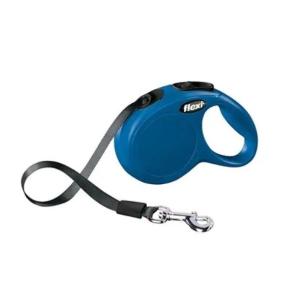 Flexi New Classic XSmall 3m Şerit Gezdirme Mavi