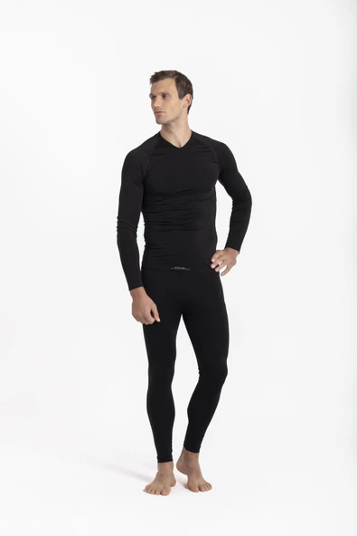 OIL COMPANY Termal İçlik Üst Uzunkol V Yaka Unisex PP Seamless II. Seviye OCP006 - 6