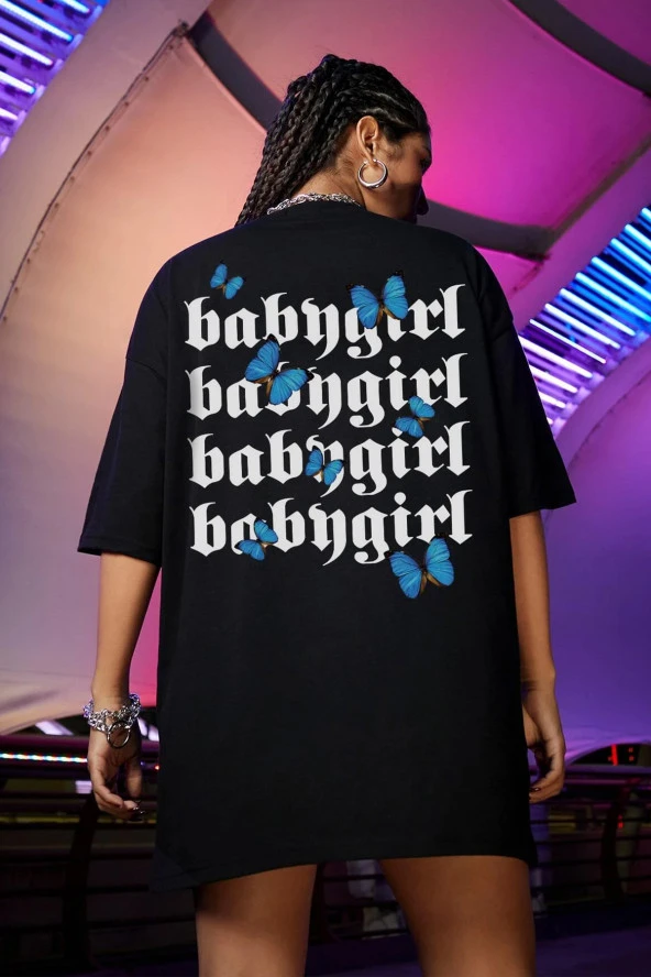 Unisex Babygirl Baskılı Tasarım Tshirt