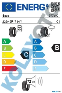 Sava Intensa UHP 2 225/45R17 94Y XL FP (Yaz) (2023)