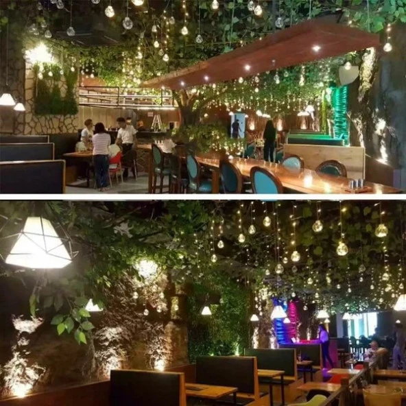 GÜN IŞIĞI SALKIM LED IŞIK BÜYÜK TOP SALKIM IŞIK TOP LED IŞIK YILBAŞI IŞIĞI YILBAŞI SÜSLEME IŞIĞI - Resim 4