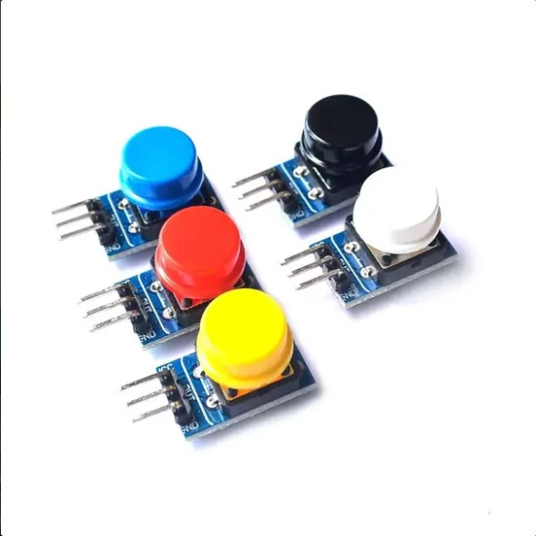 5li Arduino Renkli Push Buton
