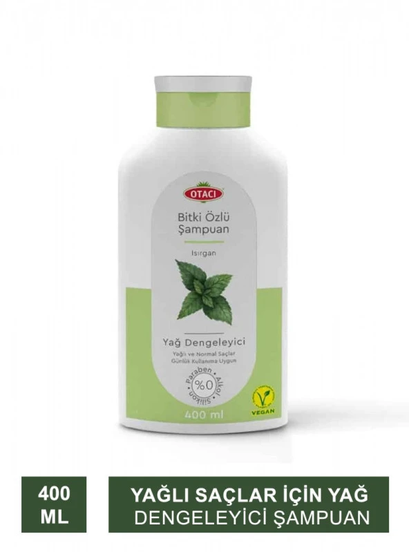 Otacı Bitki Özlü Yağ Dengeleyici Isırgan Şampuan 400ml