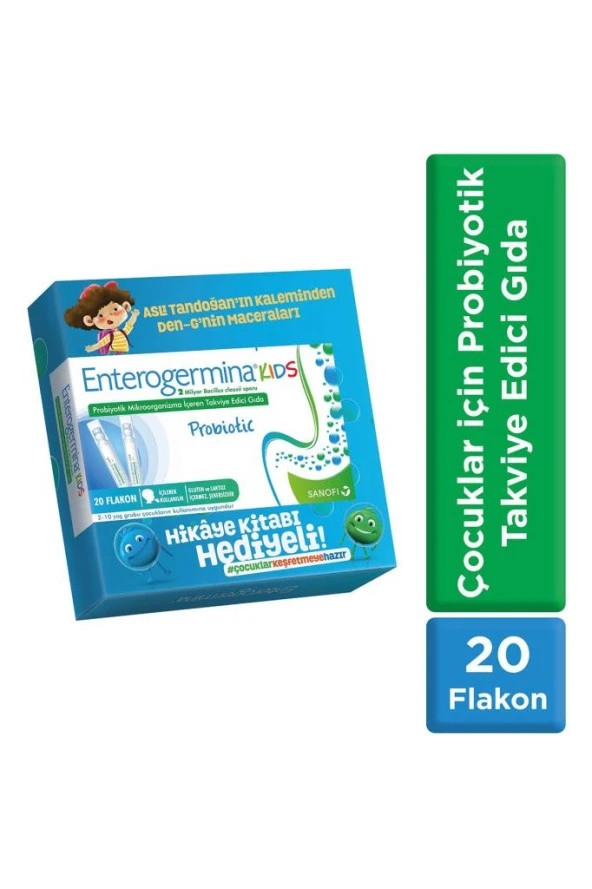 Enterogermina Kids Probiyotik 20 Flakon + Hikaye Kitabı