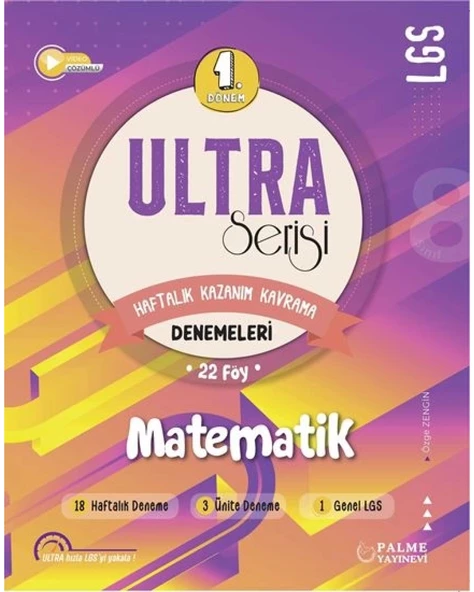 LGS 8. Sınıf ULTRA SERİSİ 1.DÖNEM MATEMATİK DENEMELERİ