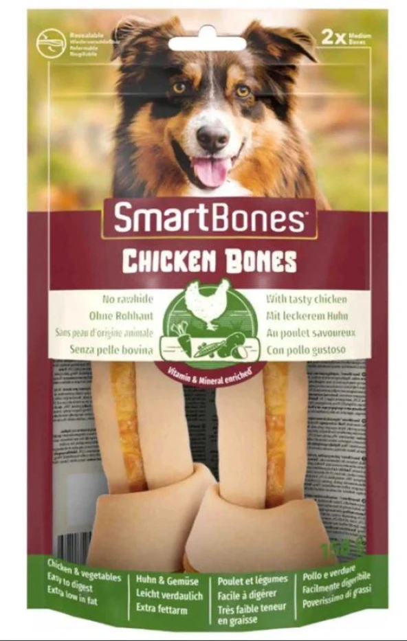Smart Bones Tavuklu Düğüm Kemik Köpek Ödül Maması M 2 Adet