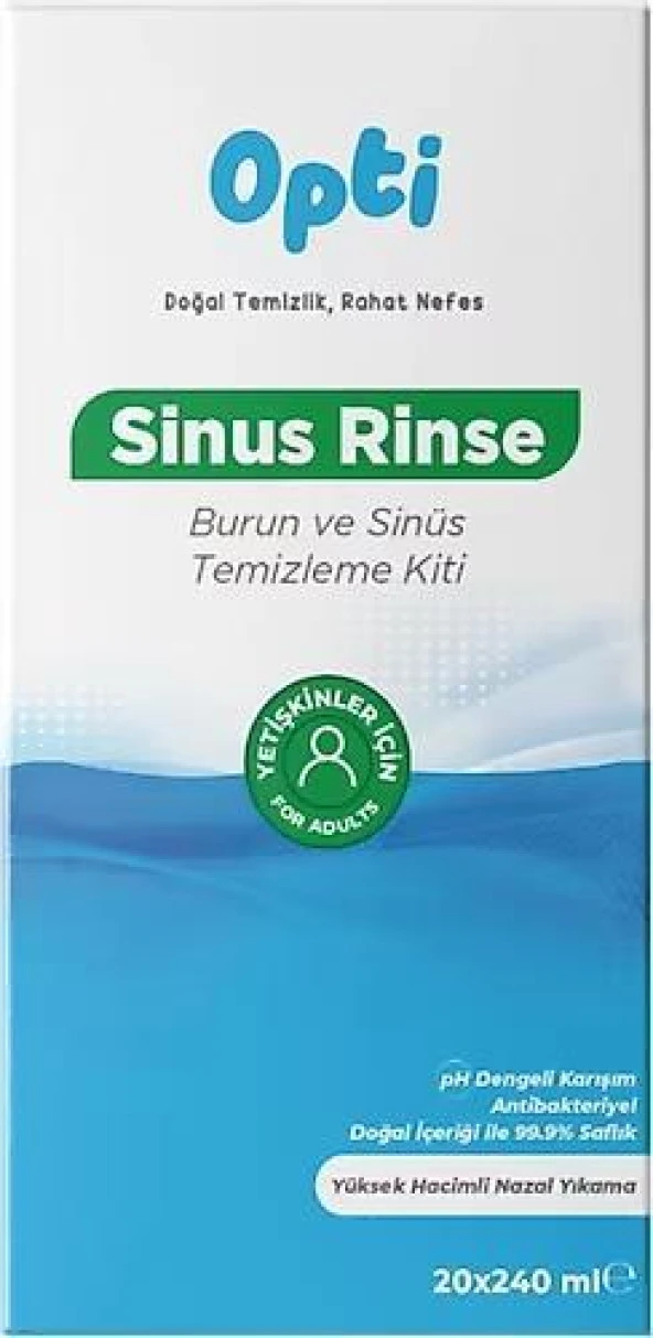 OPTİ SİNUS RİNSE KİT YETİŞKİN 240 ML 20 ŞASE