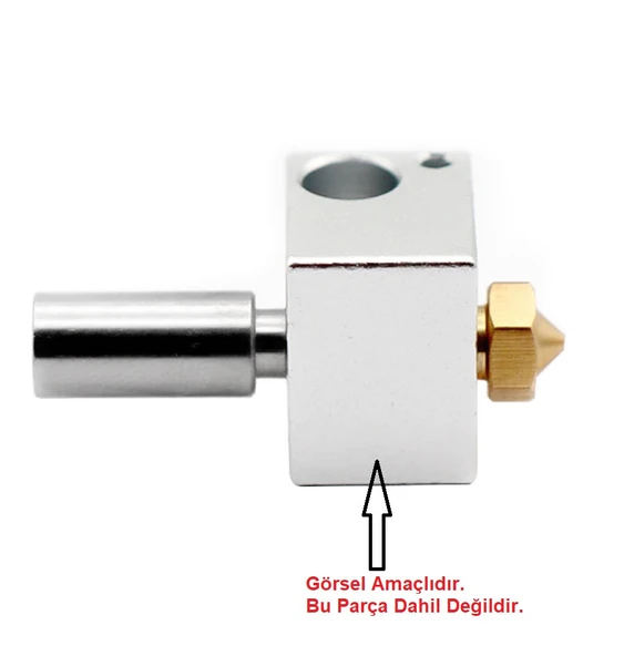Cr10 Ender3 Boğaz Reprap 1.75mm 3d Yazıcı Heatbreak Kısa Boğaz Heatbreak - 4