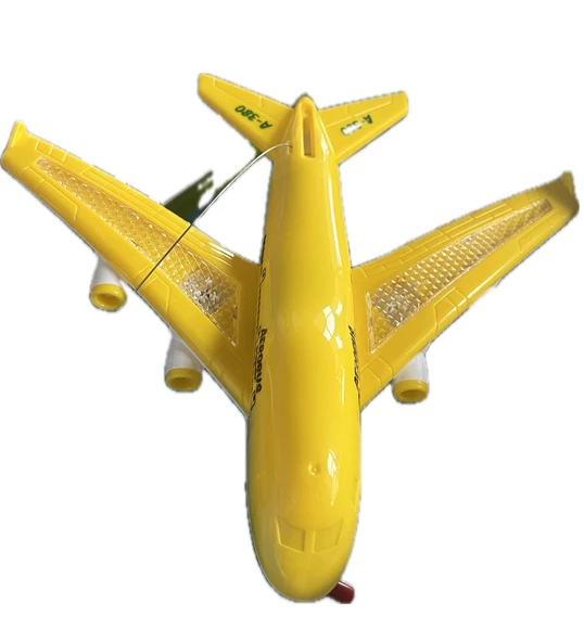 Işıklı, Uzaktan Kumandalı 6 Yöne Hareket edebilen Eğlenceli Airbas Yolcu Uçağı - Kumandalı Uçak - 8