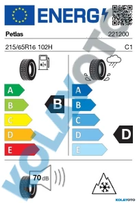 Petlas Snowmaster 2 Sport 215/65R16 102H (Kış)