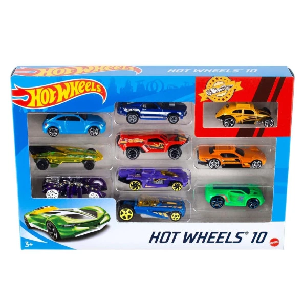 Hot Wheels 10 Lu Araba Seti 54886 GKO