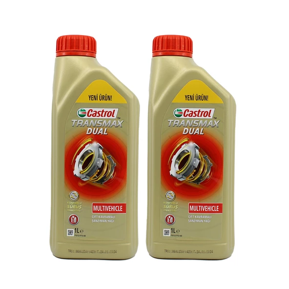 Castrol Transmax Dual 1 Lt Çift Kavramalı Şanzıman Yağı (2 Adet)
