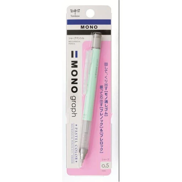 Tombow Versatil Kalem Mono Graph Pastel 0,5 MM Blisterli N.Yeşili ürün görseli