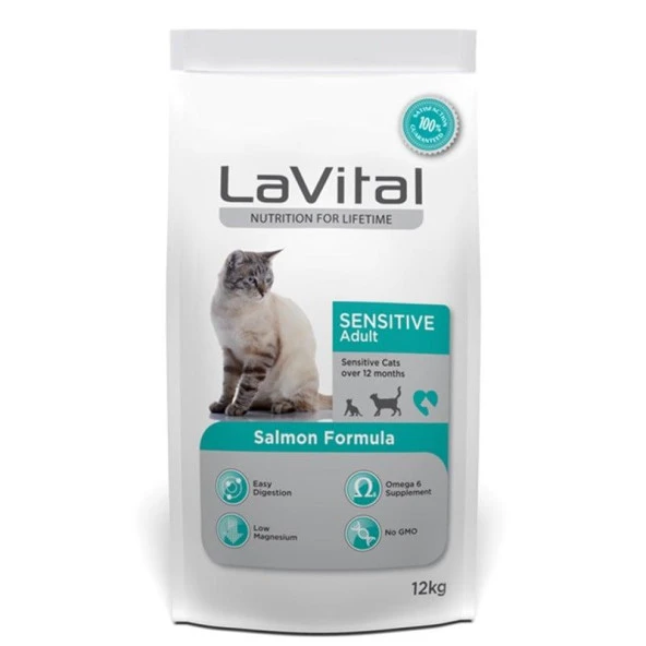 Lavital Somon Balıklı 12 Kg Yetişkin Kuru Kedi Maması
