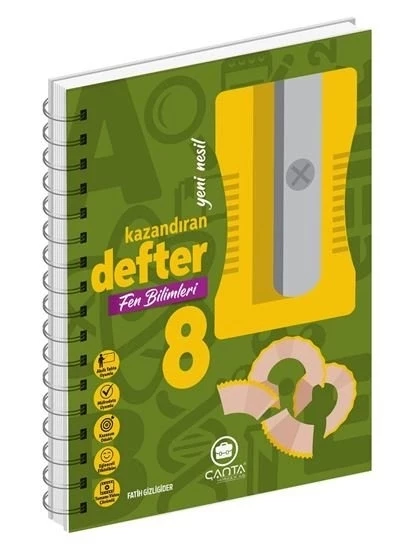 Çanta Yayınları 8.Sınıf Fen Bilimleri Okula Yardımcı Kazandıran Defter