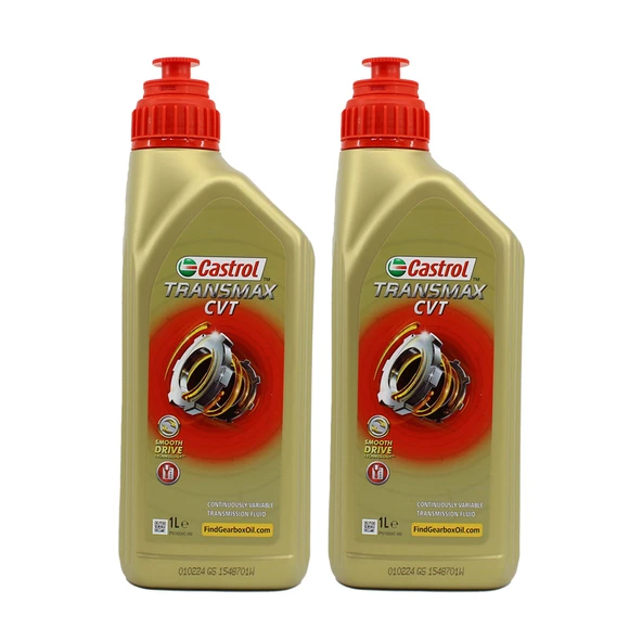 Castrol Transmax CVT 1 Lt Otomatik CVT Şanzıman Yağı (2 Adet)