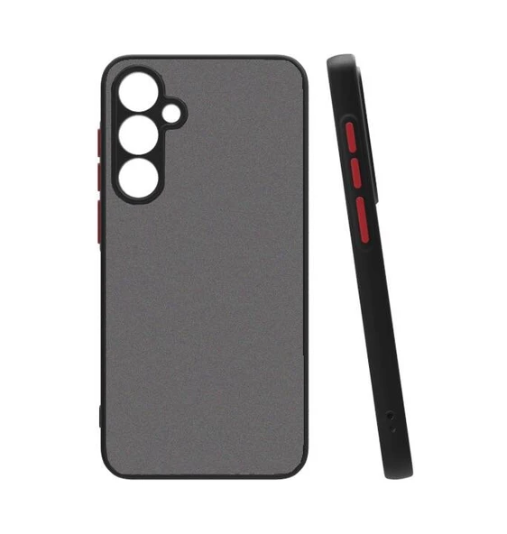 Galaxy S24 Kılıf Hux Düğme ve Kapak Zıt Renk Kılıf - Resim 2