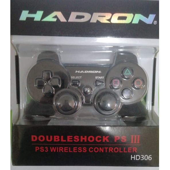 HADRON HD306 KABLOSUZ PS3 OYUN KOLU DOUBLESHOCK SİYAH - 2