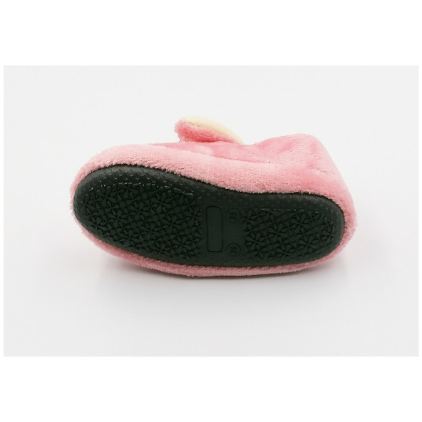 Çocuk Panduf Sevimli Tavşan Figürlü Kışlık Yumuşak Unisex Ev Terliği - 3