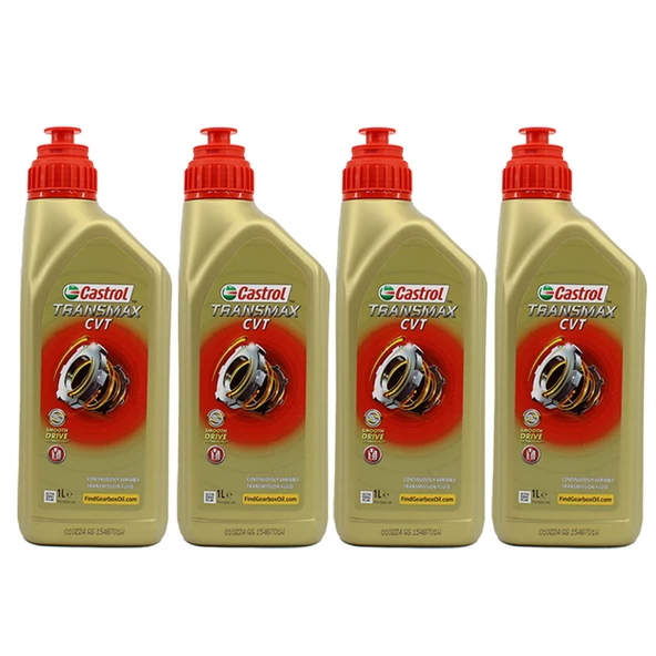 Castrol Transmax CVT 1 Lt Otomatik CVT Şanzıman Yağı (4 Adet)