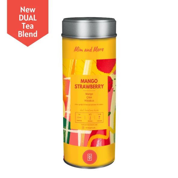 Mango Strawberry - Mango ve Çilekli Hibiskus Çayı 50 Gr - Resim 2