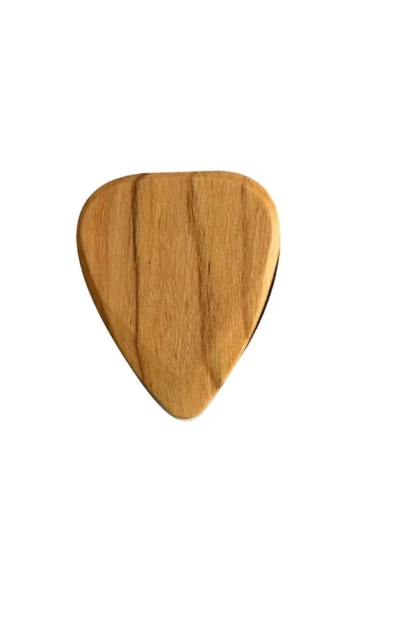 2 Adet Profesyonel Ahşap Gitar Ukulele Penası Wooden Guitar Picks Kiraz Ağacı