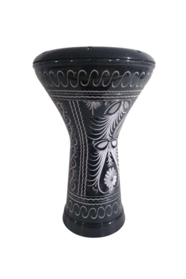 Mısır Darbuka Siyah Işlemeli