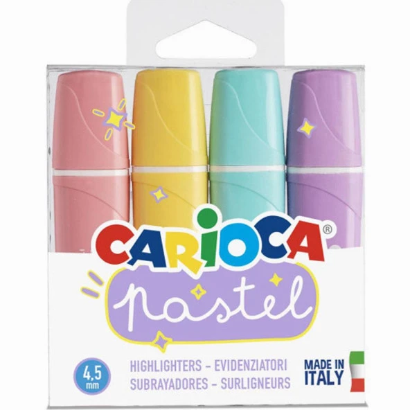 Carioca Fosforlu Kalem Pastel 4 LÜ 43167 ürün görseli 1