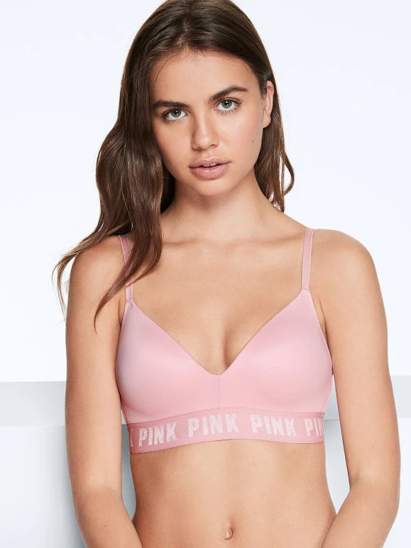 Victorias Secret PINK WIRELESS Balensiz Desteksiz Hafif Astarlı Sütyen - 2