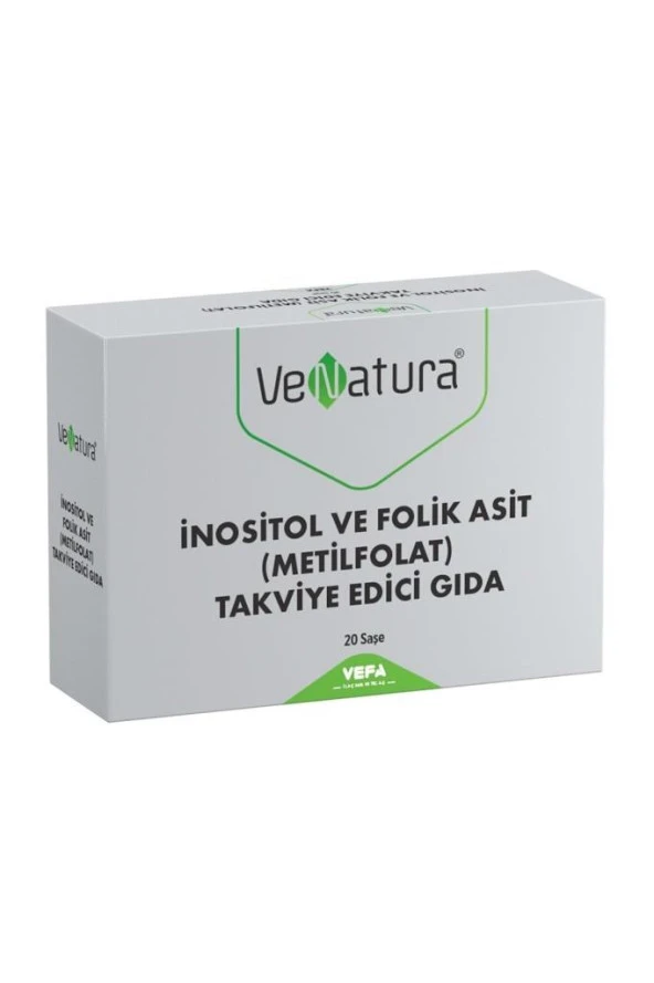 Venatura Inositol Ve Folik Asit (Metilfolat) Takviye Edici Gıda 20 Saşe